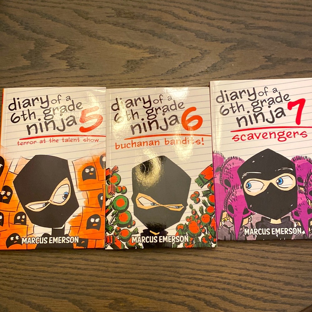 Diary of 6th grade ninja books